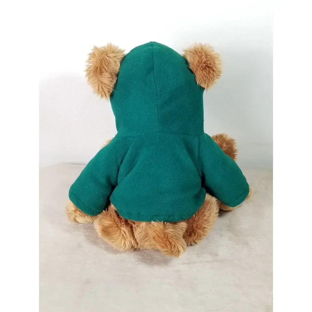 RUSS Teddy Bear Green Hooded Sweatshirt Large 18